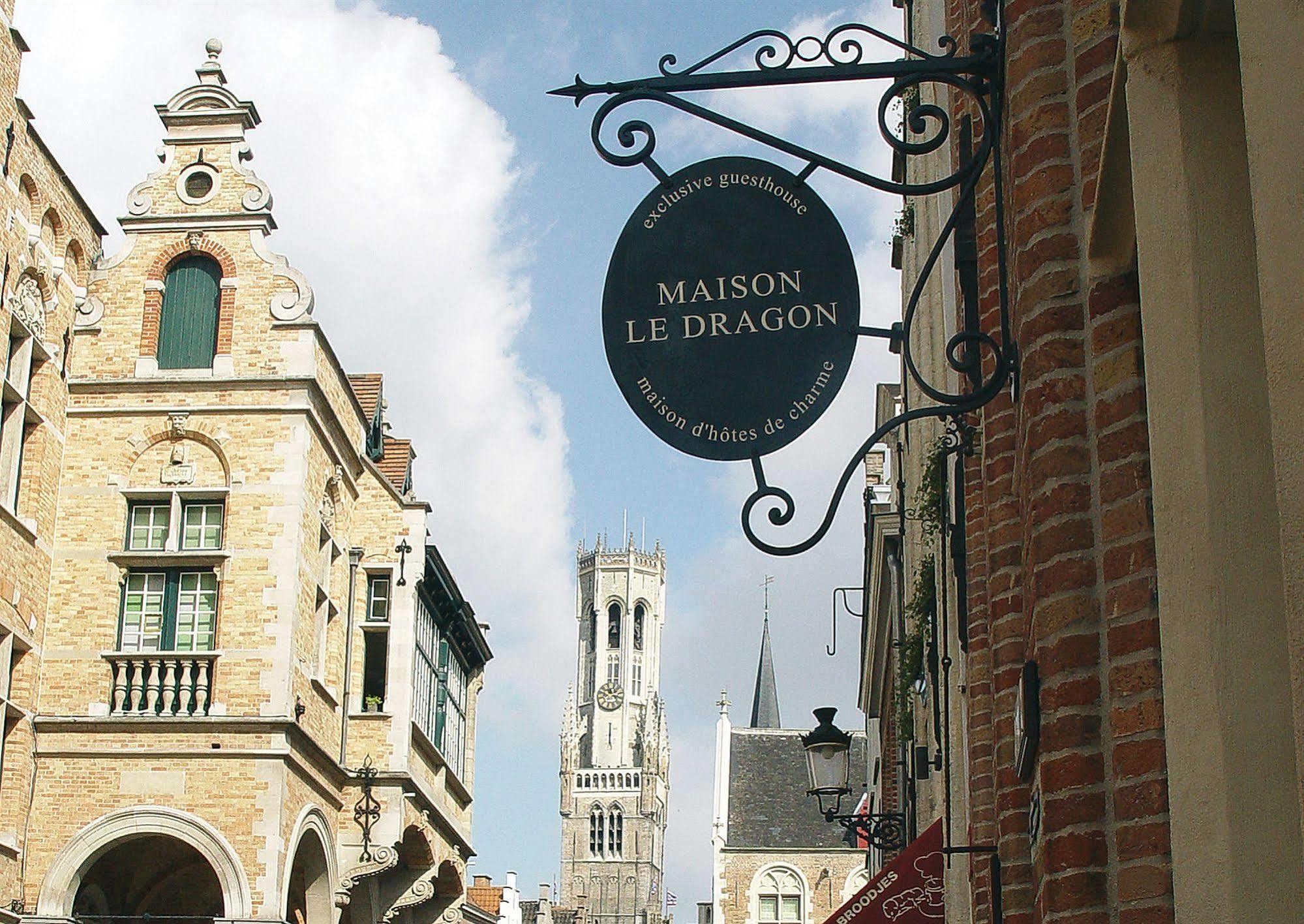 B&B Maison Le Dragon Brugge Bagian luar foto